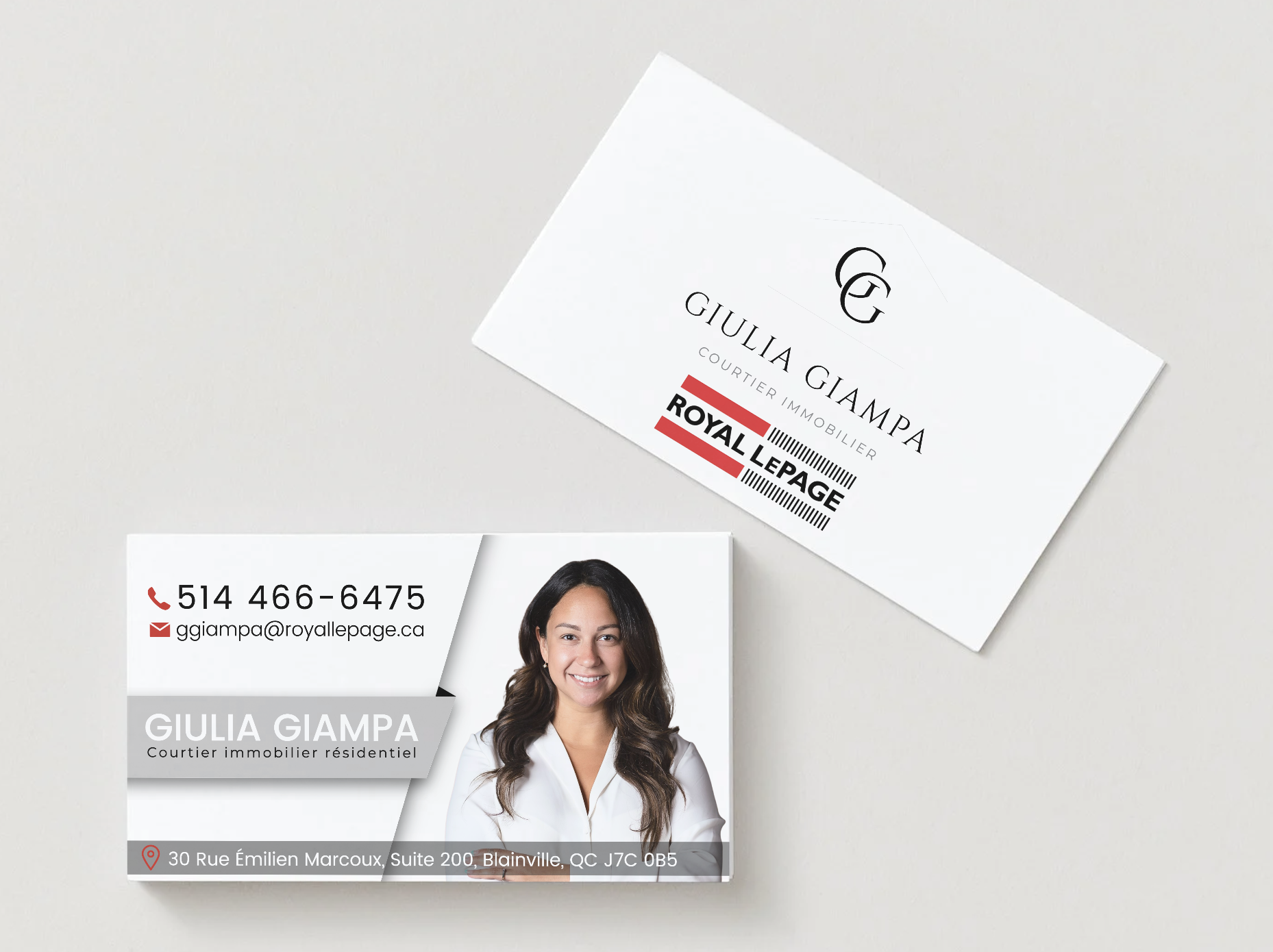 Identité visuelle pour un courtier immobilier